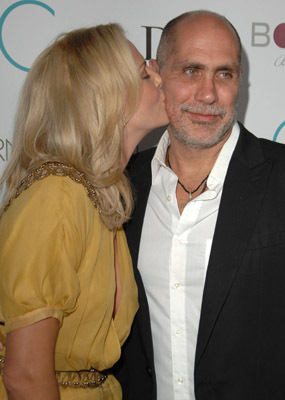 Charlize Theron and Guillermo Arriaga at event of The Burning Plain (2008)