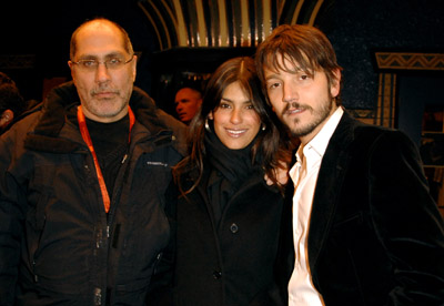 Guillermo Arriaga, Diego Luna and Liz Gallardo at event of El búfalo de la noche (2007)