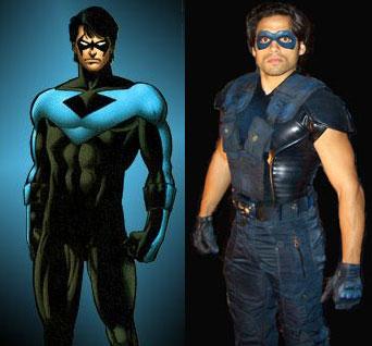 The comic book character... Nightwing.