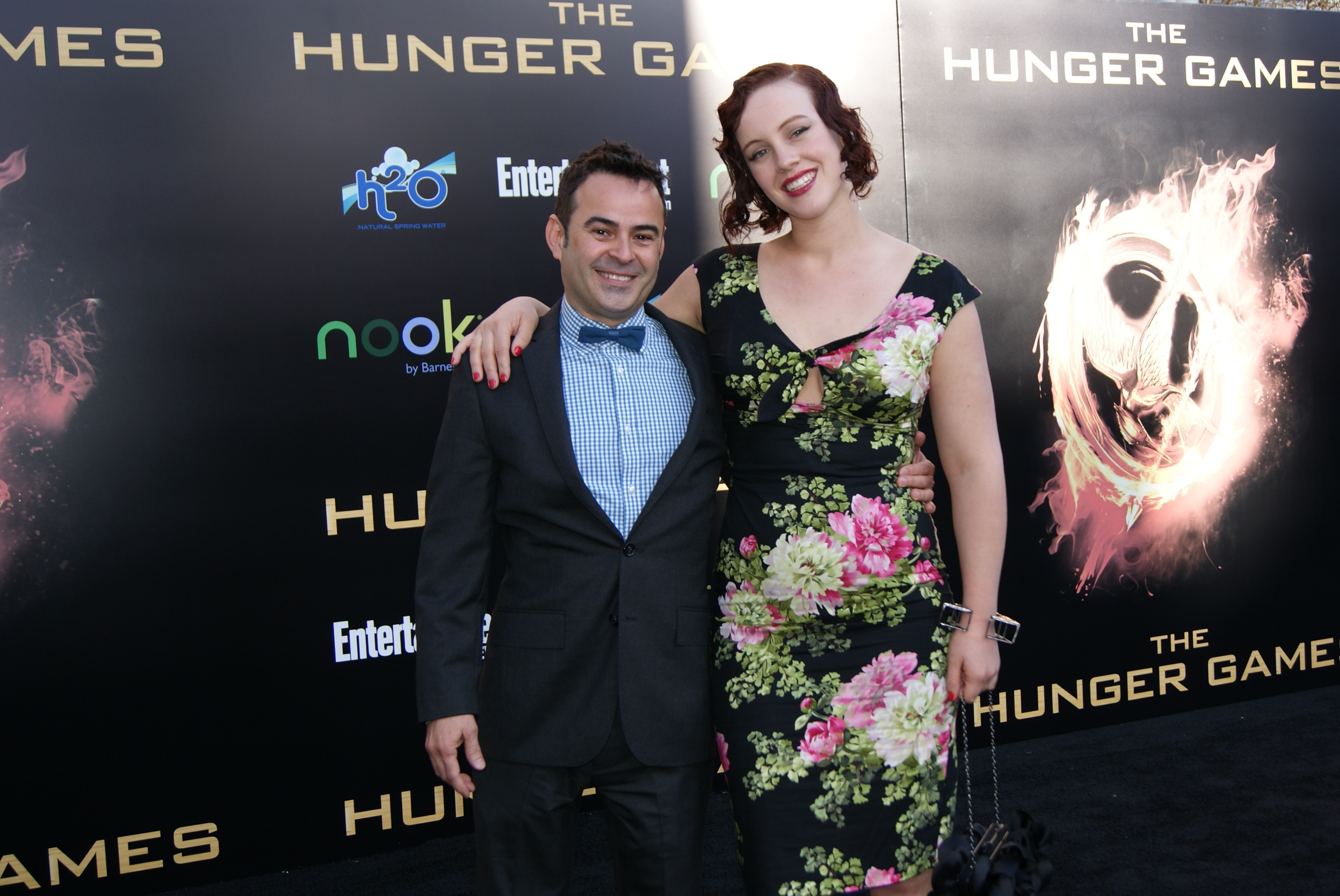 Hunger Games Premiere 2012 Nelson Ascencio & Brooke Bundy