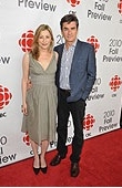 Peter Keleghan & Angela Asher at CBC Fall Launch 2010