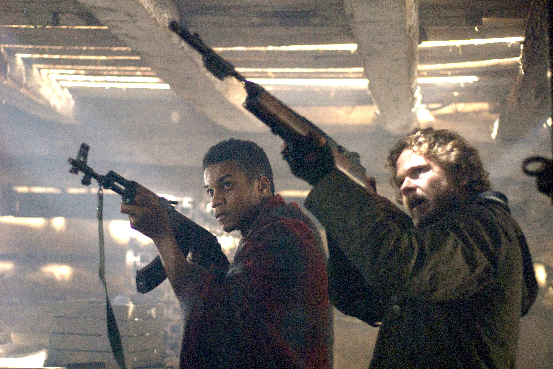 Still of Shawn Ashmore and Cory Hardrict in The Day (2011)