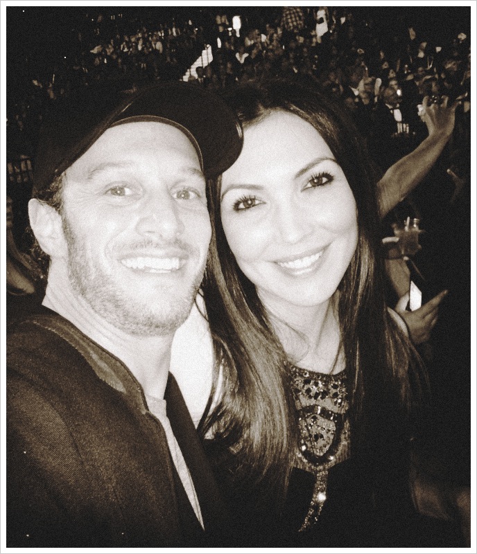 American Country Music Awards, with husband Josh Wolf, 2013