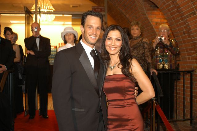 Bethany Ashton Wolf with husband Josh Wolf, premiere of LITTLE CHENIER. New Orleans.