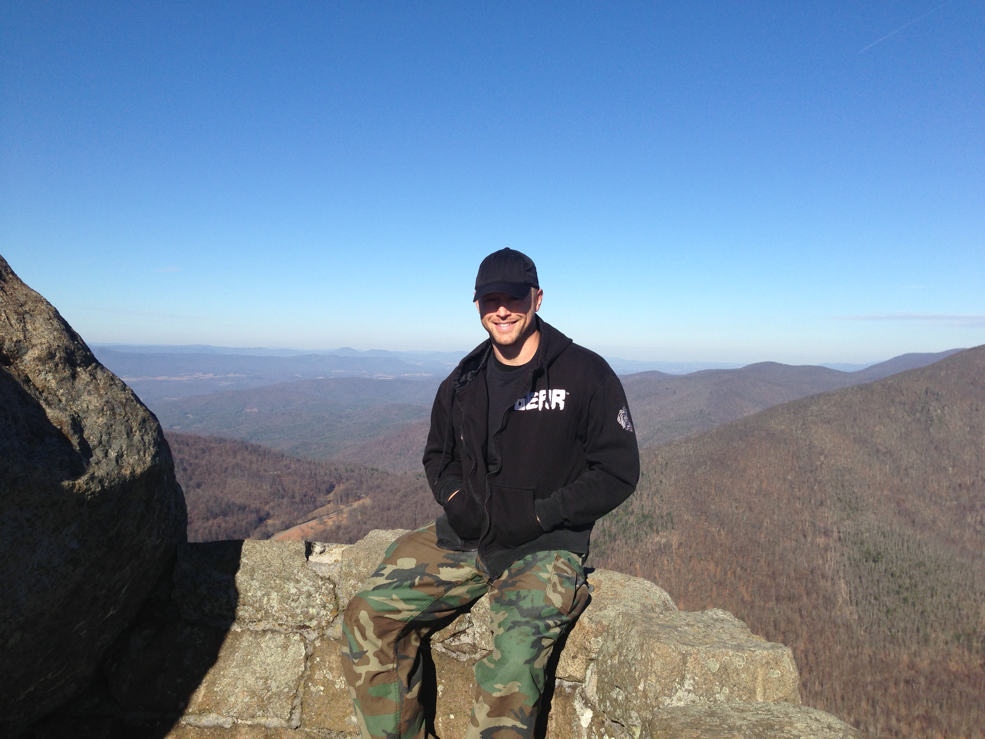 Sharp Top Mountain, Peaks of Otter. Virginia.