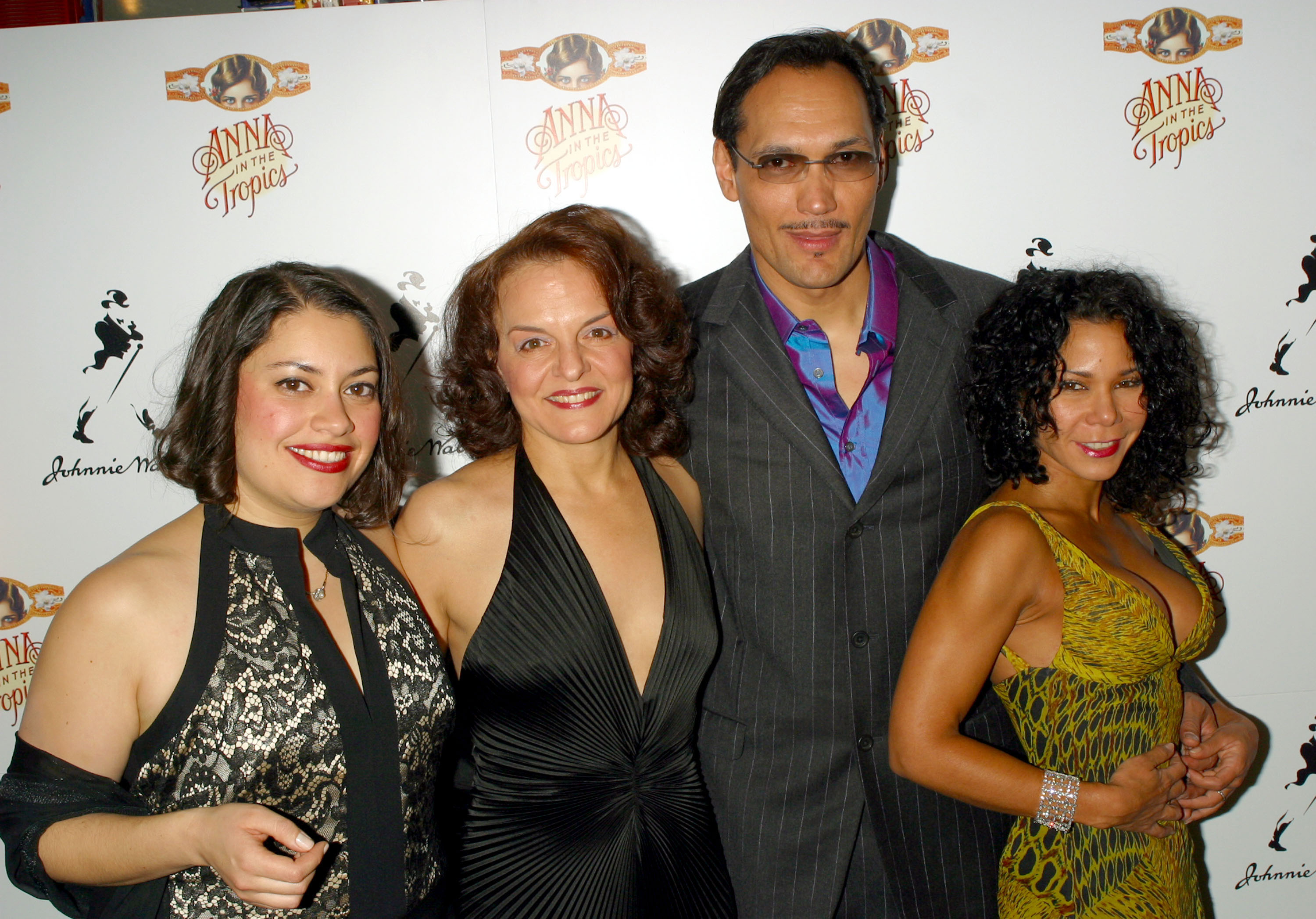 Vanessa Aspillaga, Priscilla Lopez, Jimmy Smits and Daphne Rubin-Vega at Johnnie Walker Salutes Pulitzer Prize winning play 