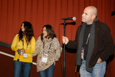 Anat Asulin, Savi Gabizon and Ayelet Zurer at event of Ha-Asonot Shel Nina (2003)