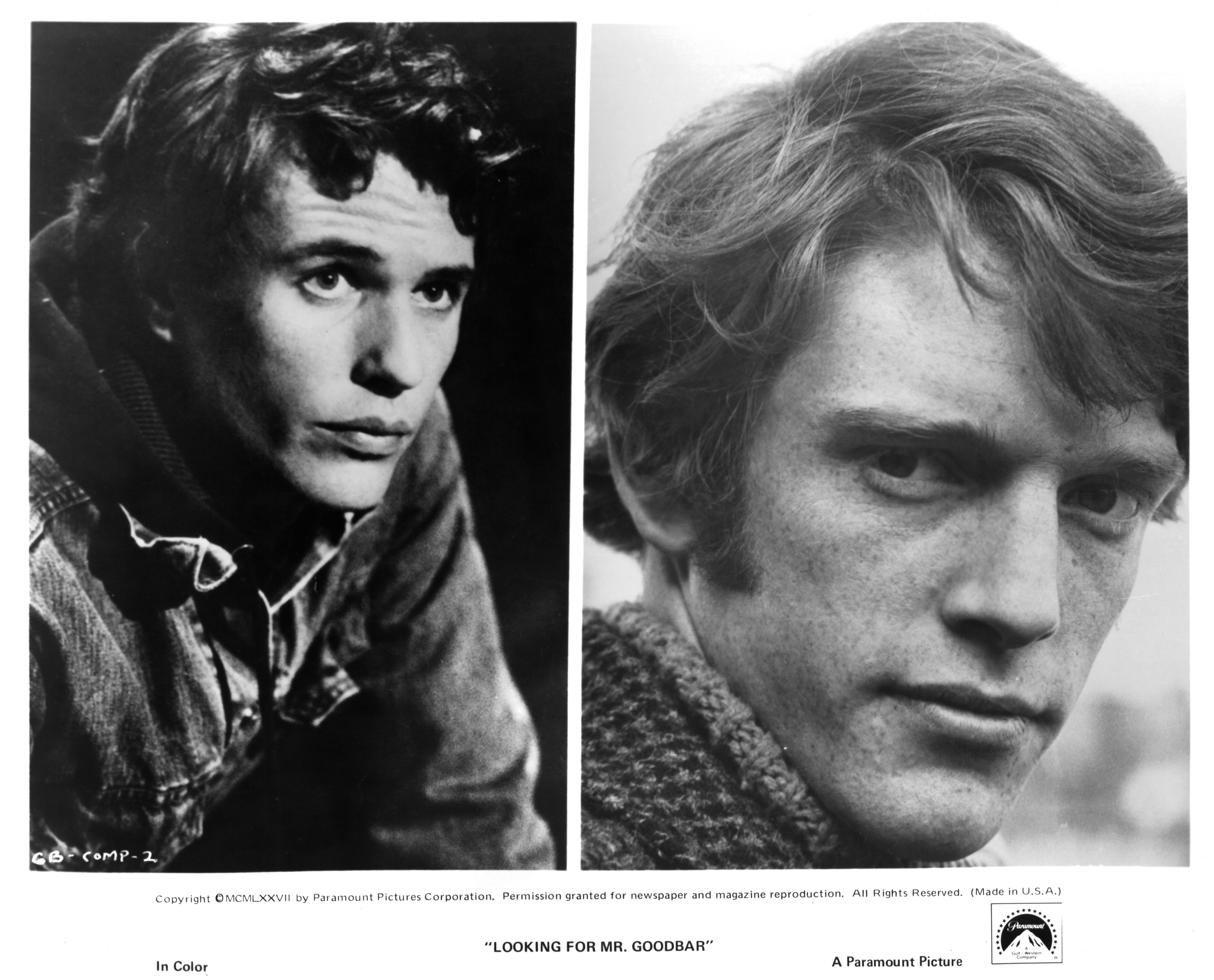 Still of Tom Berenger and William Atherton in Looking for Mr. Goodbar (1977)