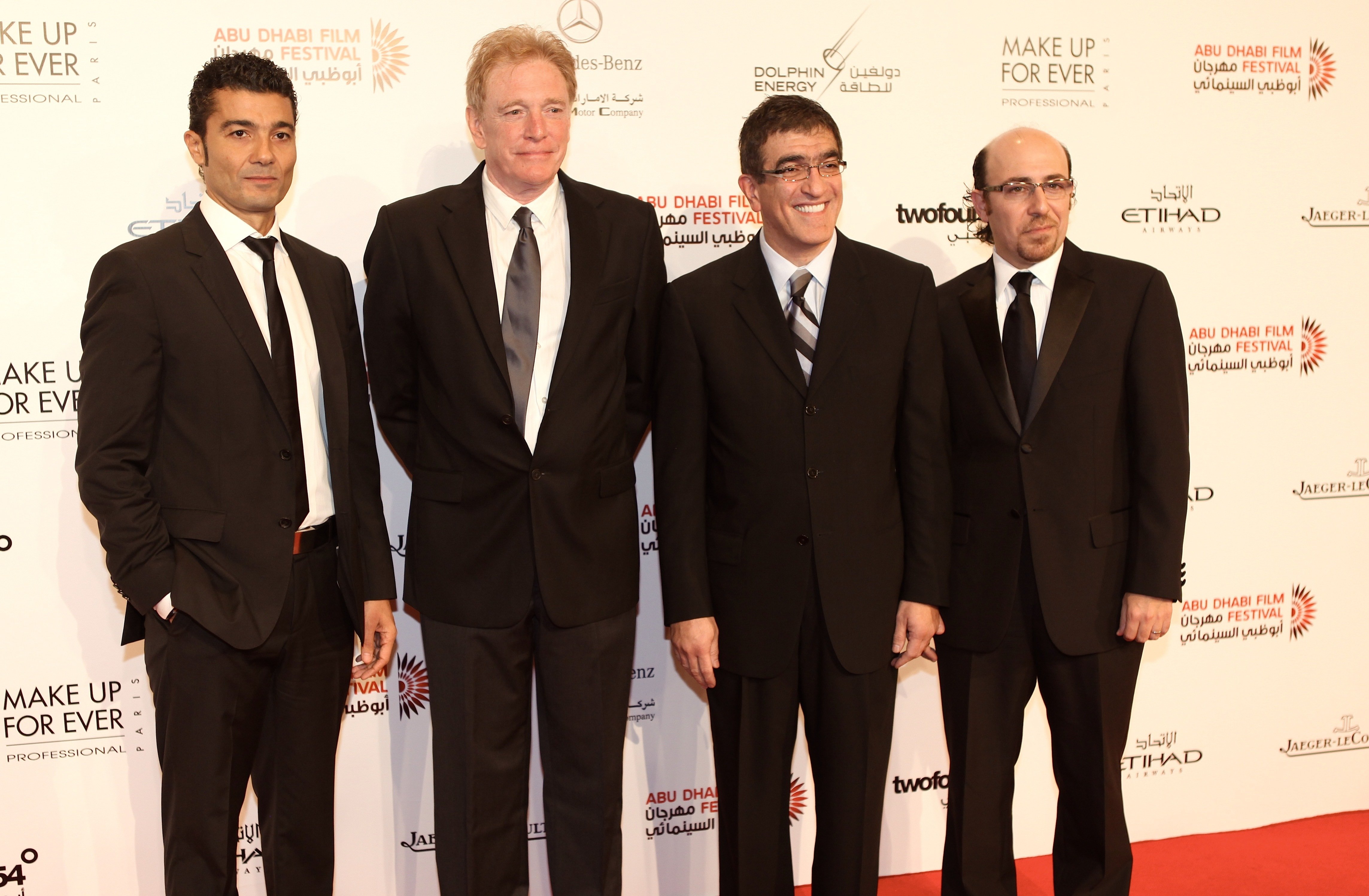 (R-L) Director Sam Kadi, Exe Producer Ameer Kabour, William Atherton, Khaled Nabawy at THE CITIZEN Int'l Premiere.