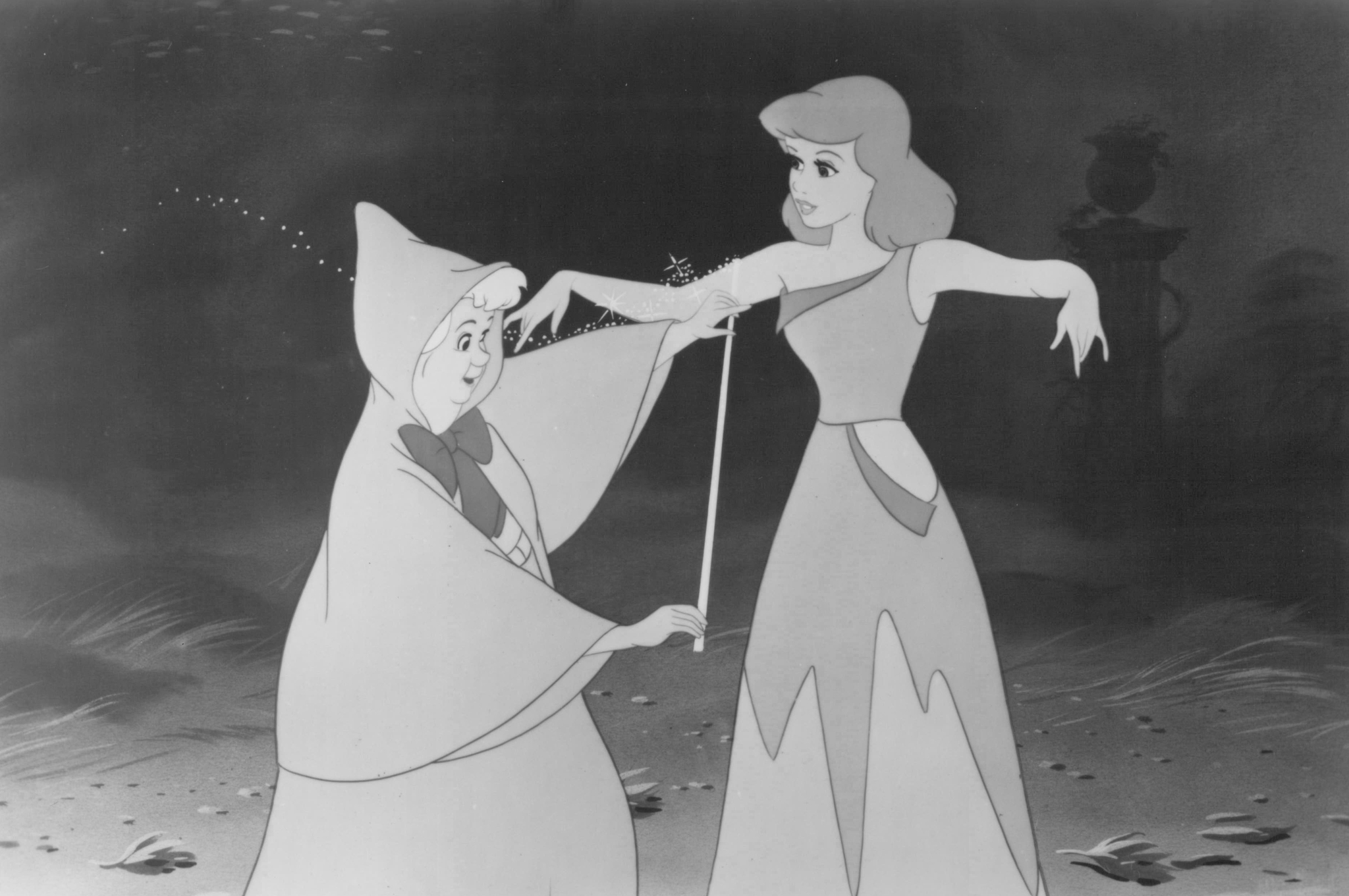 Still of Eleanor Audley and Ilene Woods in Cinderella (1950)