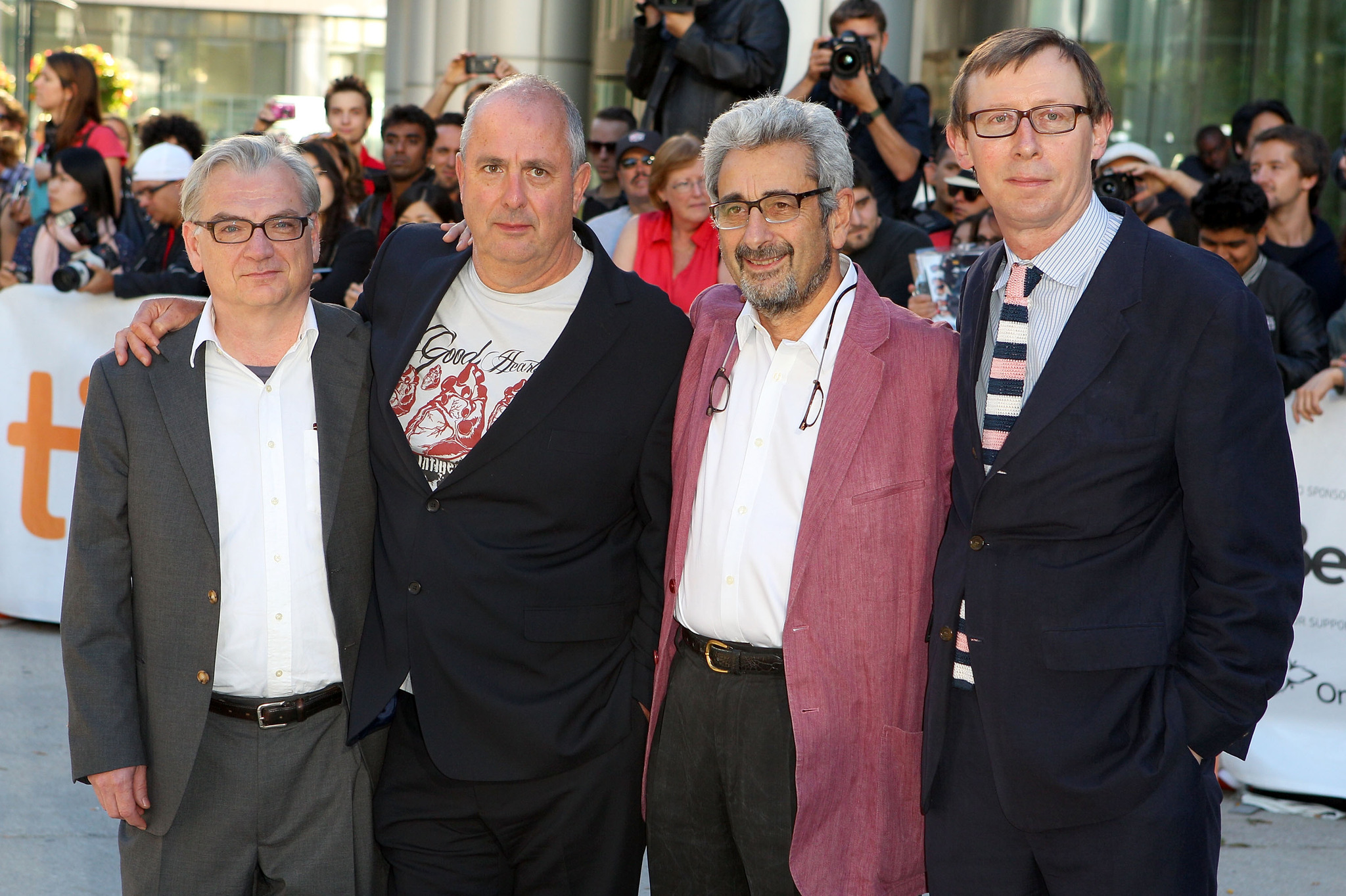 Kevin Loader, David Aukin, Roger Michell and Richard Nelson at event of Hyde Park on Hudson (2012)