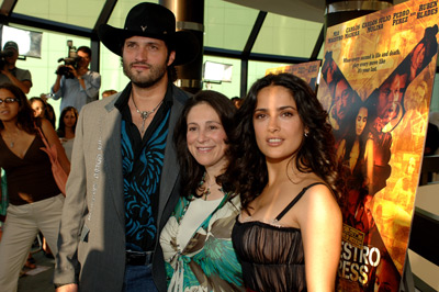 Salma Hayek, Robert Rodriguez and Elizabeth Avellan at event of Secuestro express (2005)