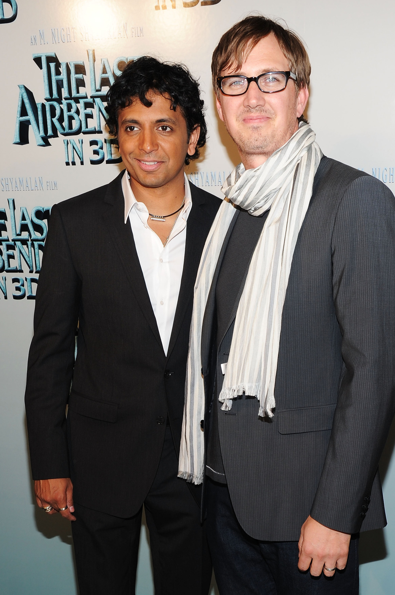 Scott Aversano and M. Night Shyamalan at event of The Last Airbender (2010)