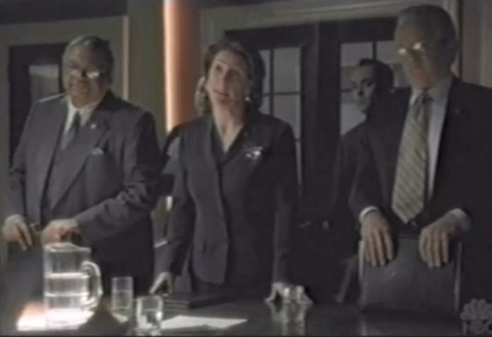 Carol Avery, standing up to Toby on The West Wing.