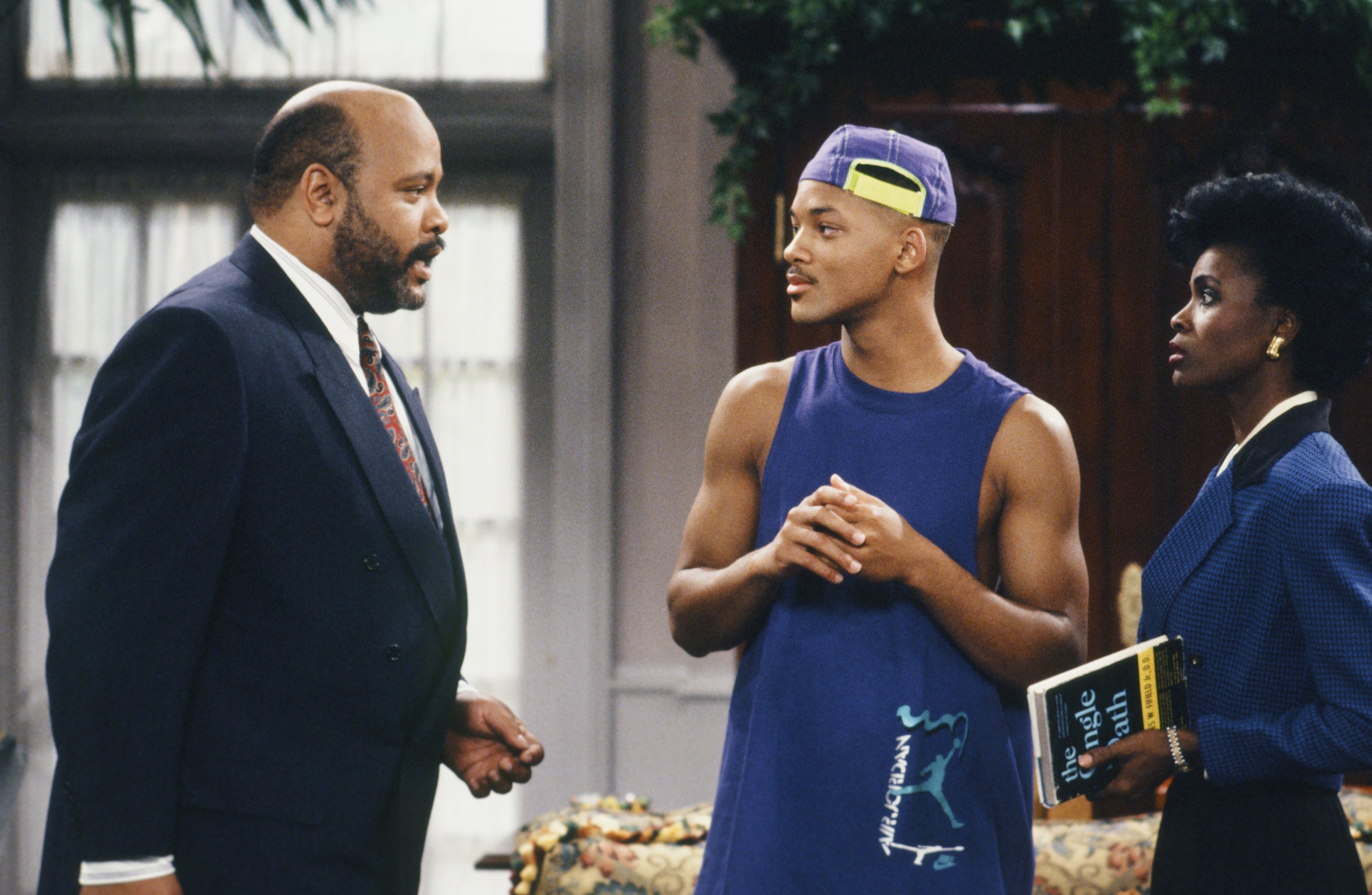 Still of Will Smith, James Avery and Janet Hubert in The Fresh Prince of Bel-Air (1990)