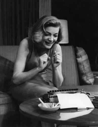Lauren Bacall in a scene from George Axelrod's comedy 