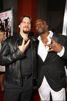 David Ayer and Terry Crews at event of Street Kings (2008)
