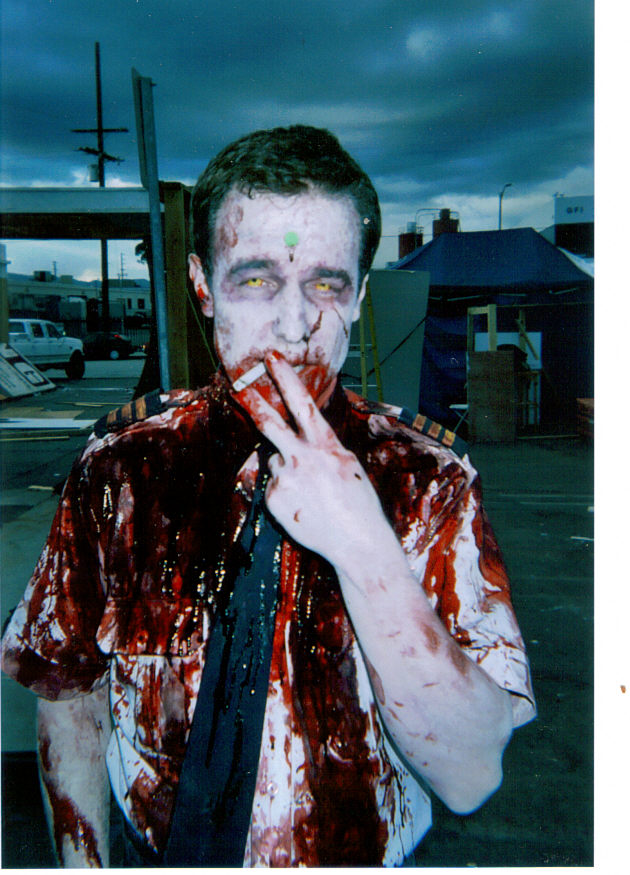 Todd Babcock from the set of 'Flight of the Living Dead'.
