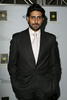 Abhishek Bachchan at event of Guru (2007)