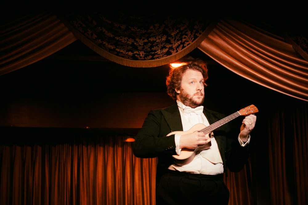 James Bachman as 'The James Bachman International Orchestra' at Hot Tub With Kurt & Kristen, The Virgil, Los Angeles, April 2013