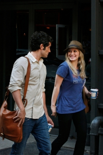 Still of Penn Badgley and Hilary Duff in Liezuvautoja (2007)