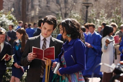 Still of Penn Badgley and Jessica Szohr in Liezuvautoja (2007)