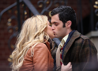 Penn Badgley and Blake Lively at event of Liezuvautoja (2007)