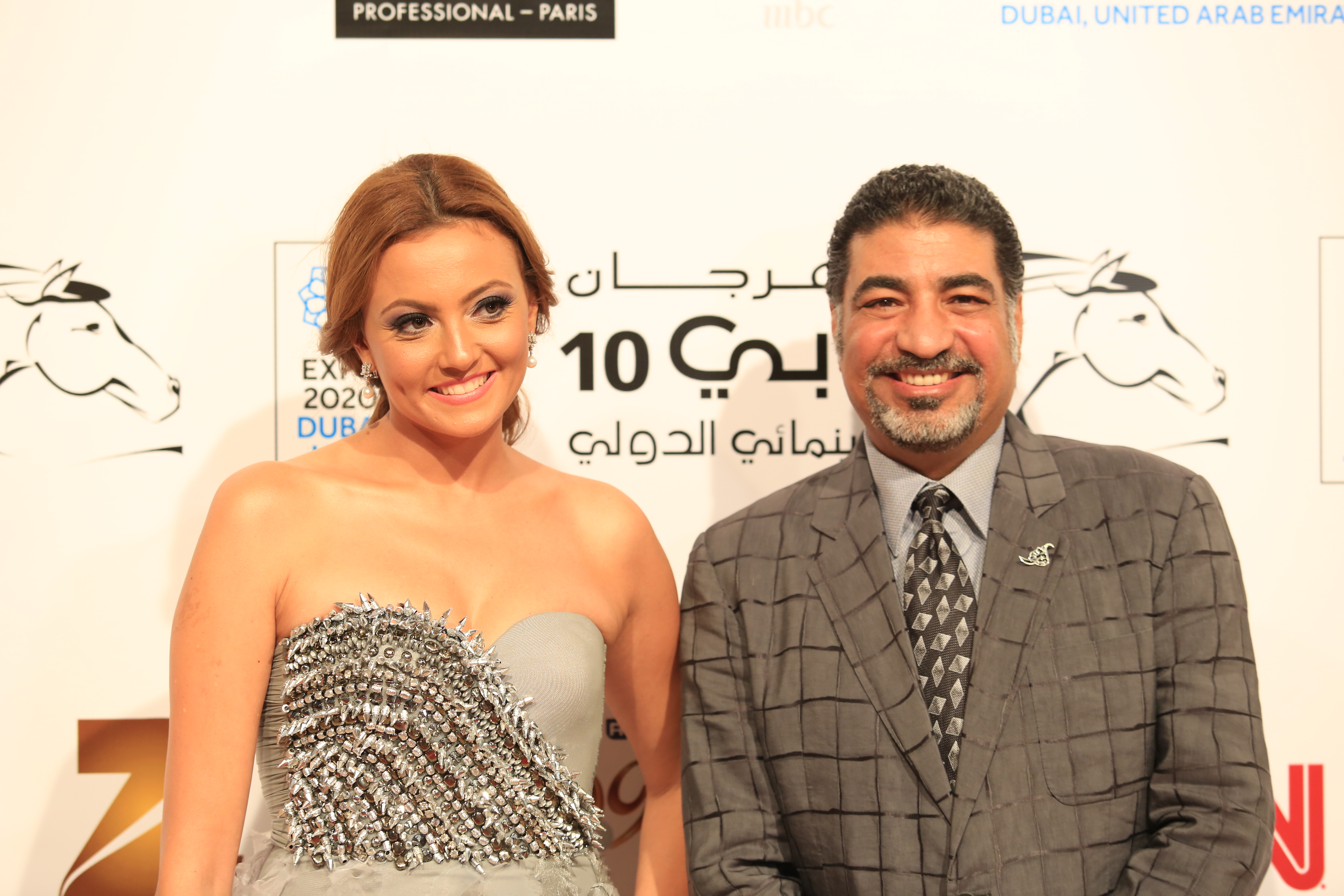 Sayed Badreya and Boshra at Dubai International Film Festival 2013