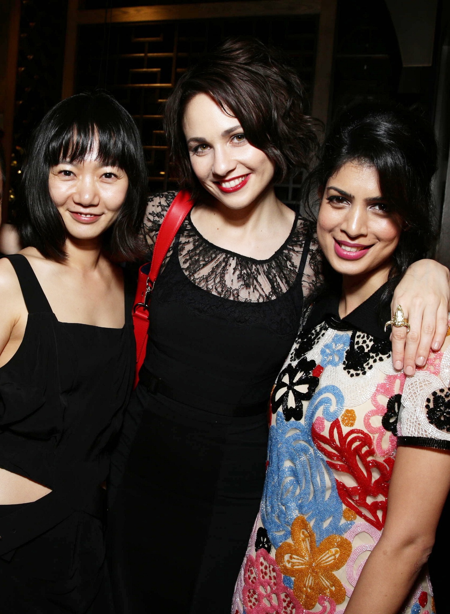 Doona Bae, Tuppence Middleton and Tina Desai at event of Sense8 (2015)