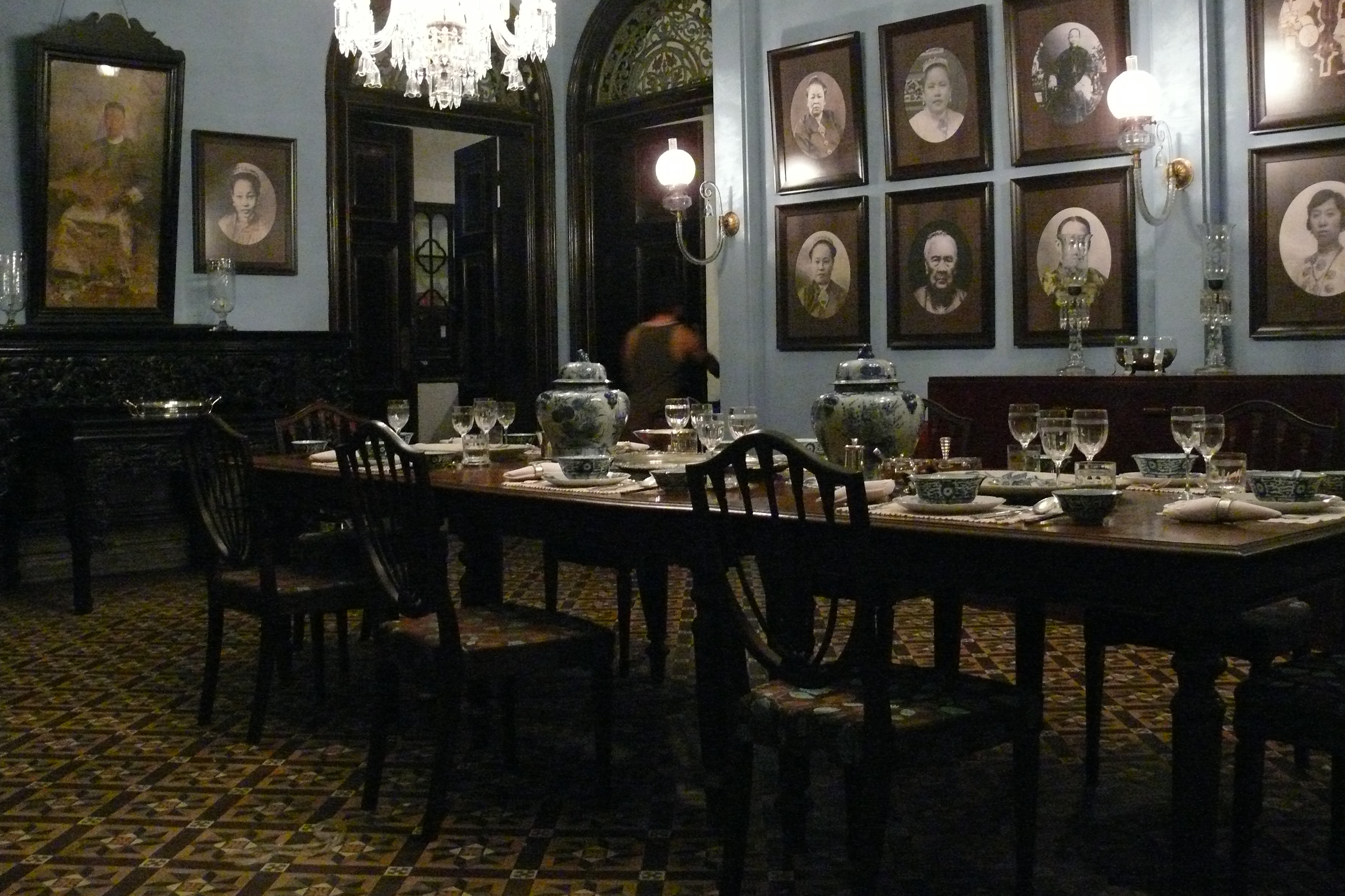 Peranakan Dining Room. 'The Blue Mansion' Directed and Produced by Glen Goei