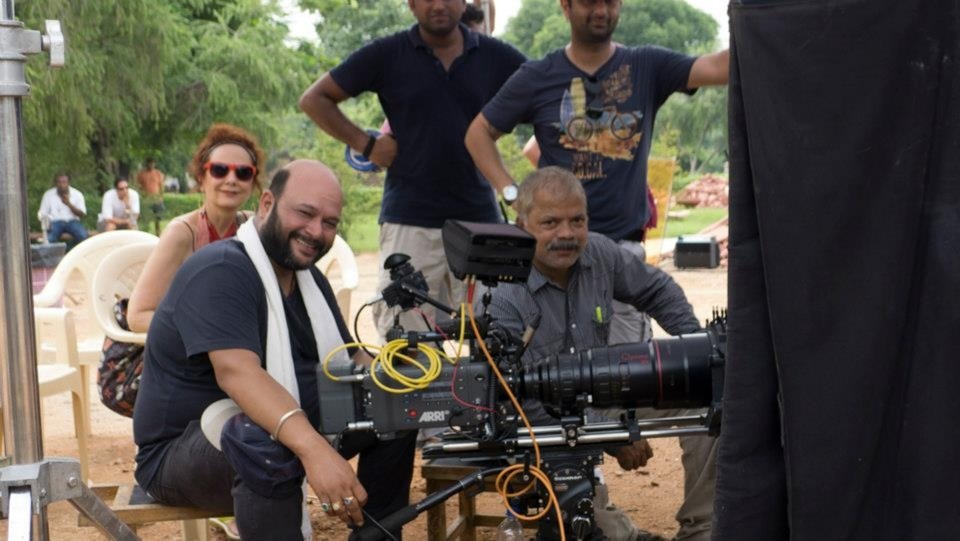 Filming for jobs in Delhi.