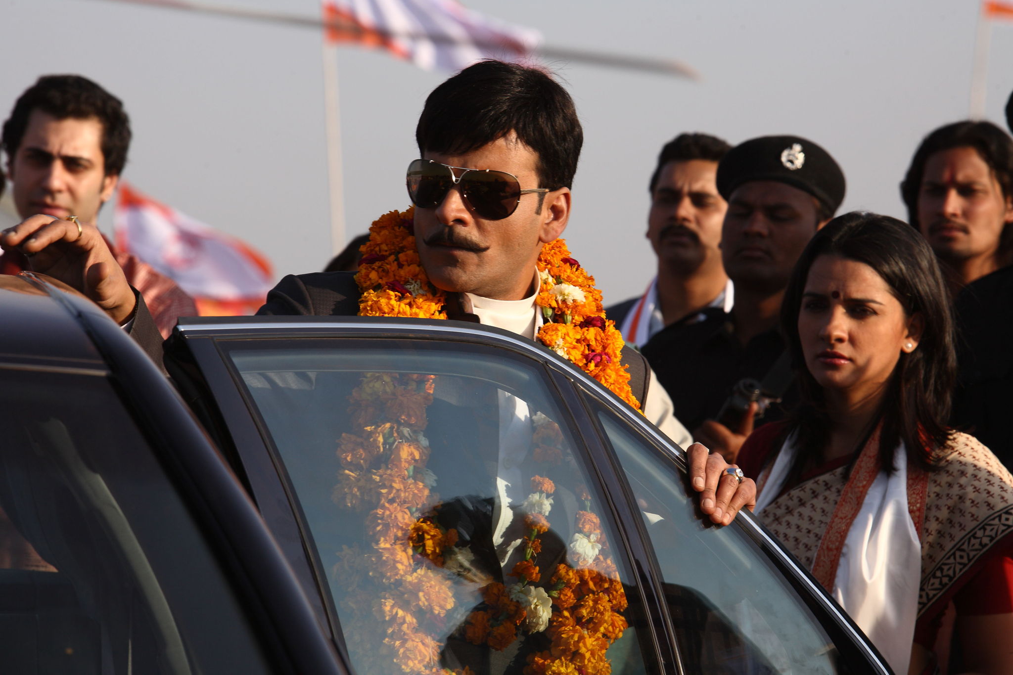 Still of Manoj Bajpayee in Raajneeti (2010)