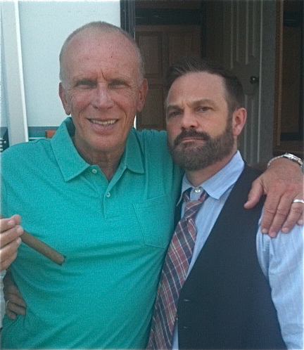 Still of Brett Baker & Peter Weller Repentance