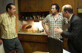 Darrin in a scene with Chazz Palminteri and Federico Castelluccio