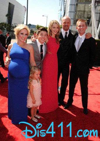 2012 Emmy Awards. Leigh-Allyn Baker, Mia Talerico, Bradley Steven Perry, Bridgit Mendler, Erik Allan Kramer, Jason Dolley.