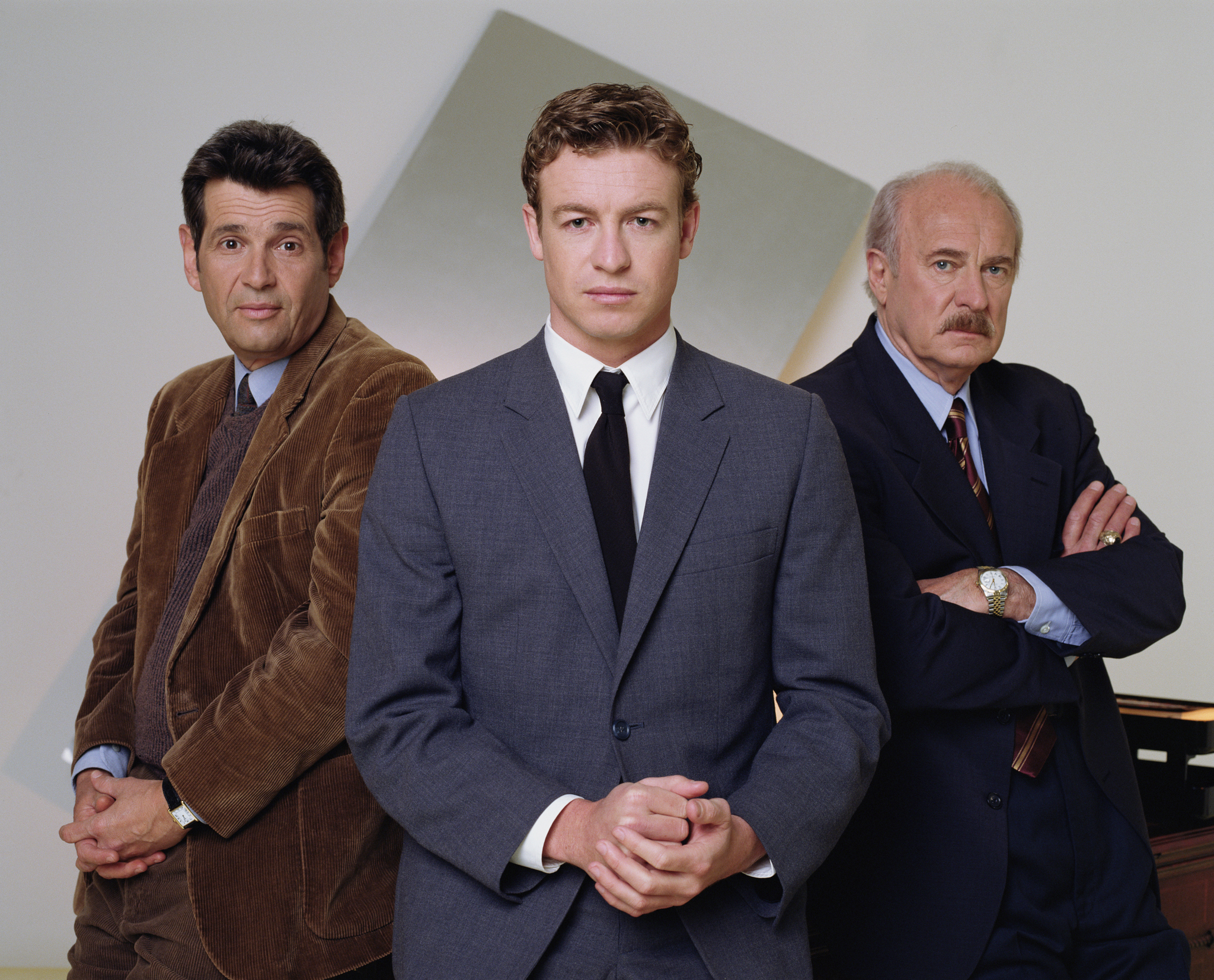 Still of Dabney Coleman, Simon Baker and Alan Rosenberg in The Guardian (2001)