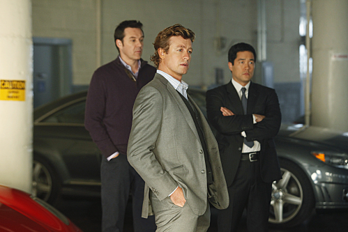 Still of Simon Baker, Currie Graham and Tim Kang in Mentalistas (2008)