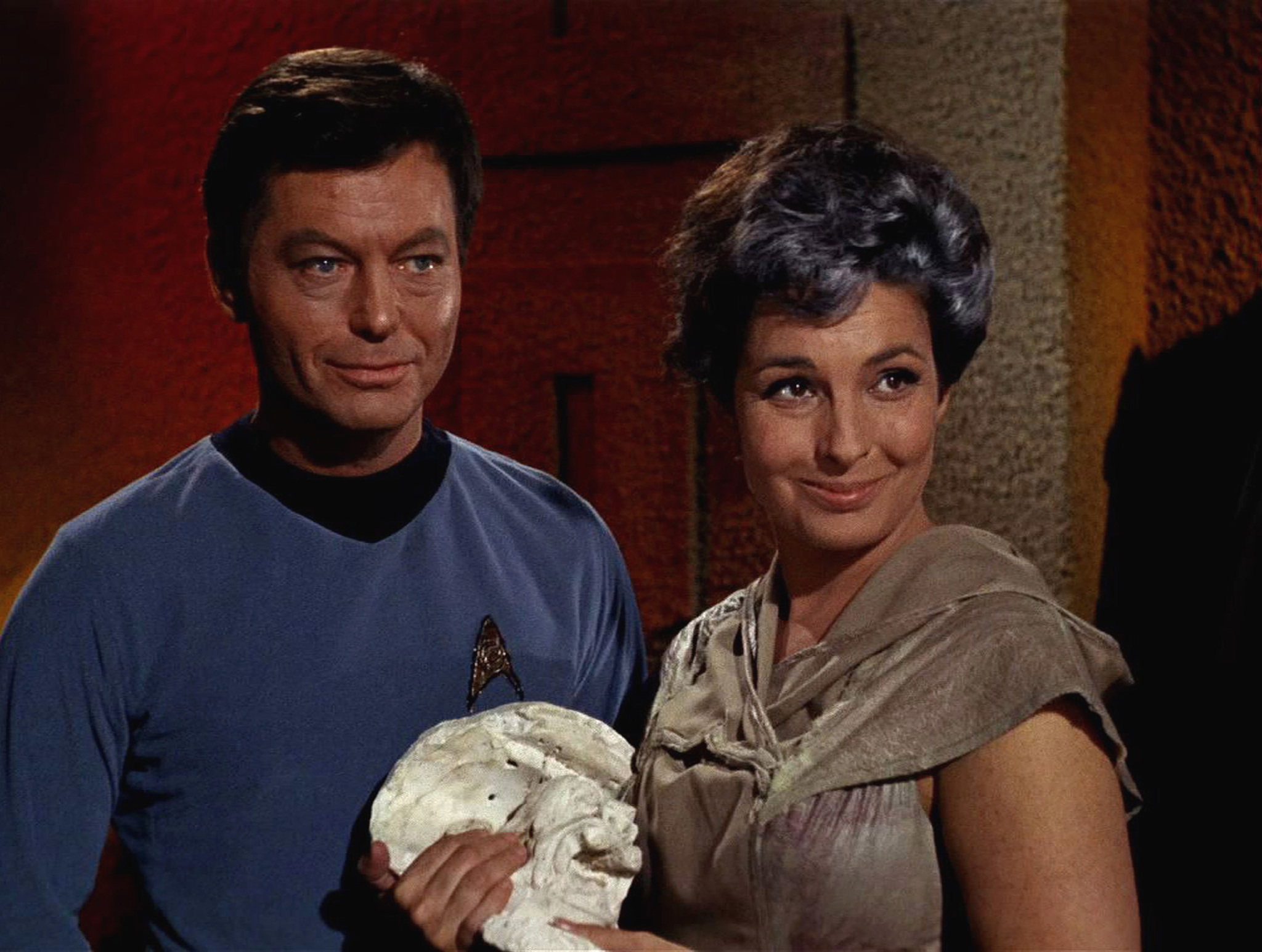 Still of DeForest Kelley and Jeanne Bal in Star Trek (1966)