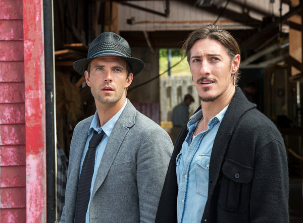 Still of Eric Balfour and Lucas Bryant in Haven (2010)