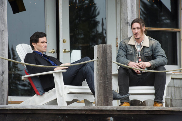 Still of Eric Balfour and Christian Camargo in Haven (2010)