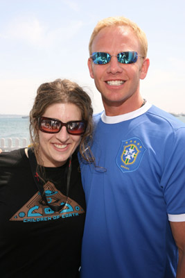 Ian Ziering and Melissa Balin