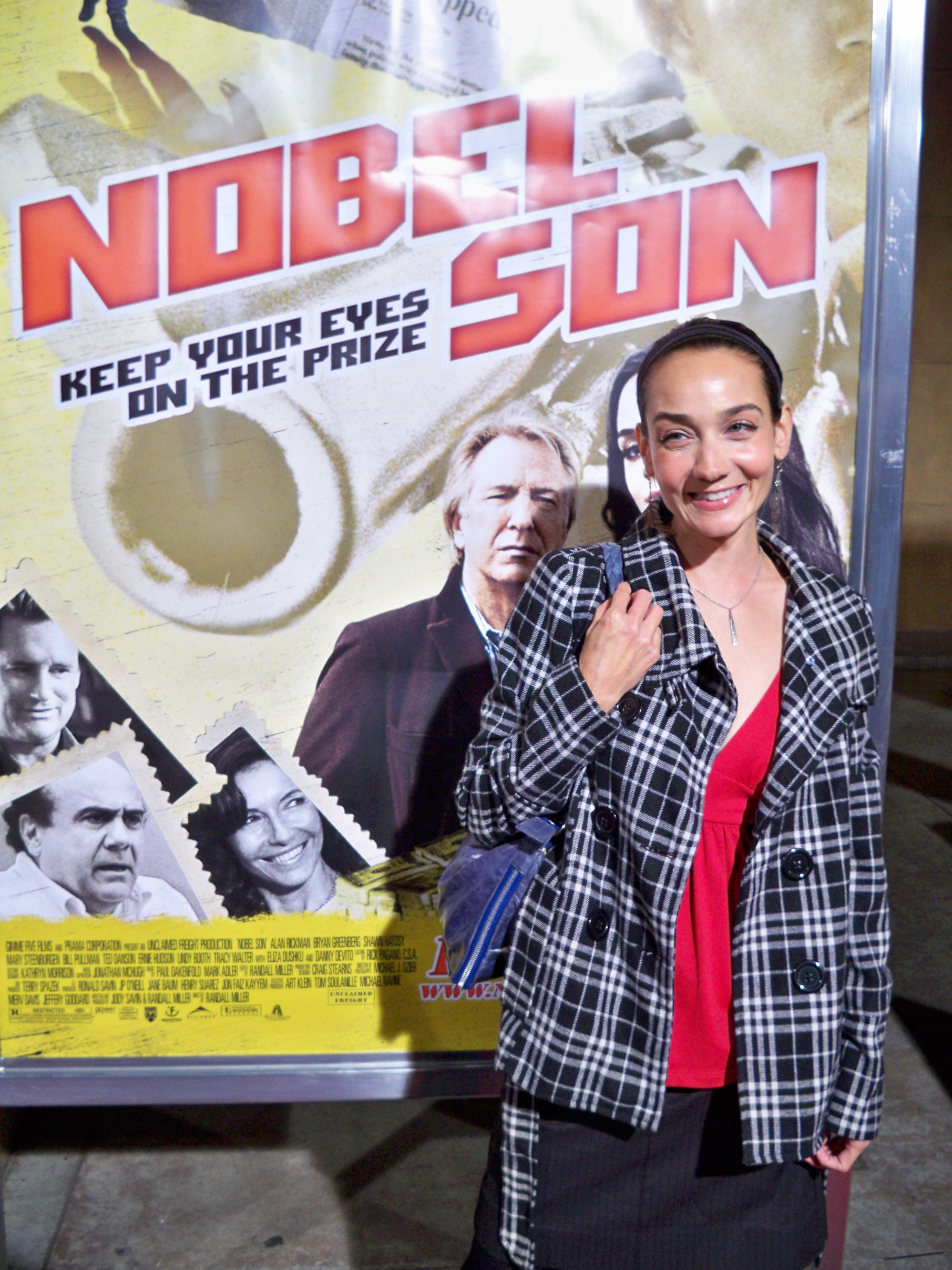 Dawn Balkin on the Red Carpet at the Premiere of Nobel Son.