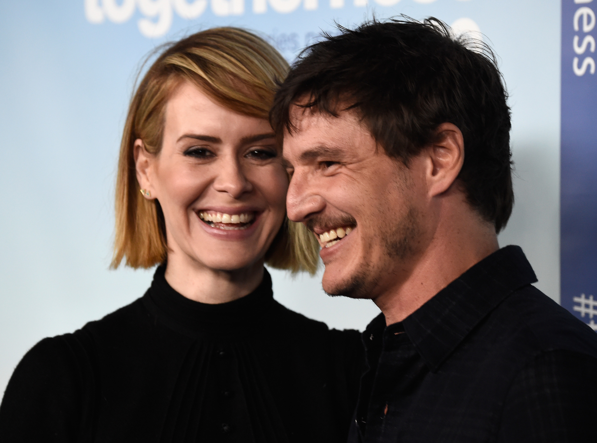 Sarah Paulson and Pedro Pascal at event of Togetherness (2015)