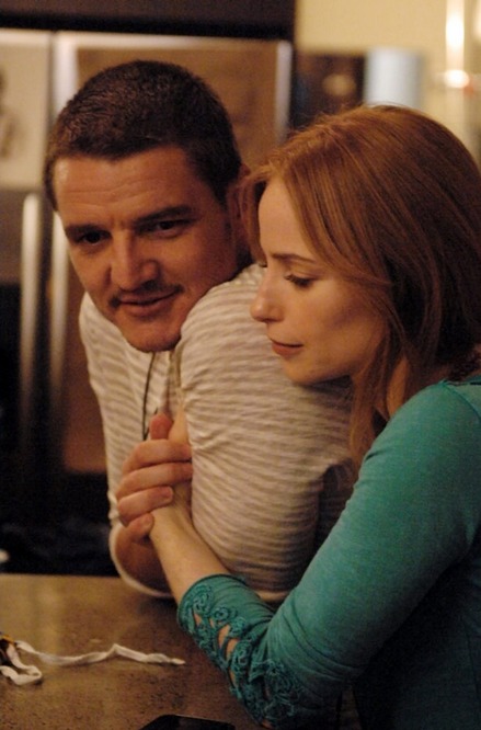 Pedro Pascal and Jaime Ray Newman in Red Widow