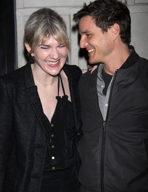 Pedro Pascal with Lily Rabe