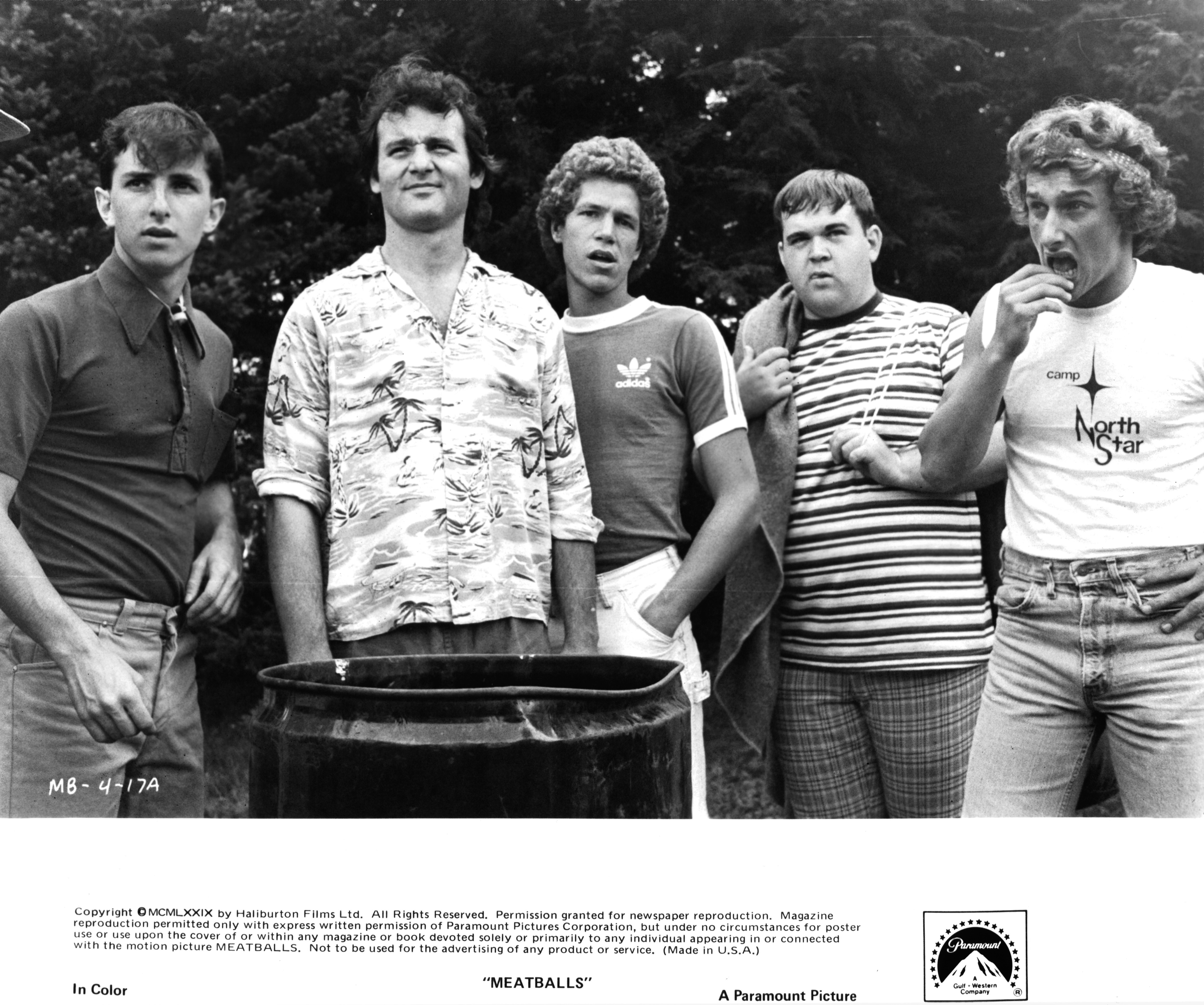 Still of Bill Murray, Matt Craven, Jack Blum, Russ Banham and Keith Knight in Meatballs (1979)