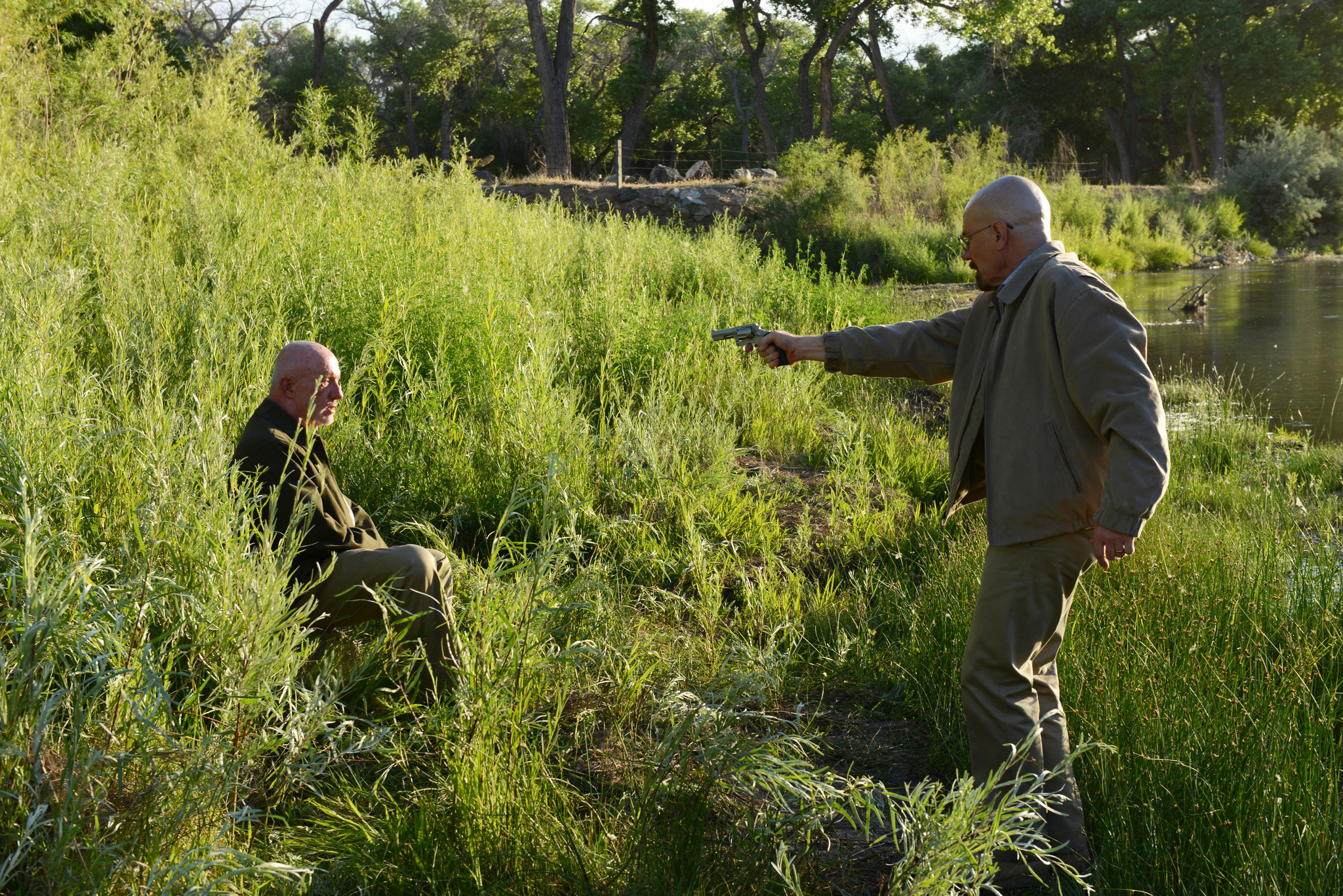 Still of Jonathan Banks, Bryan Cranston and Ursula Coyote in Brestantis blogis (2008)