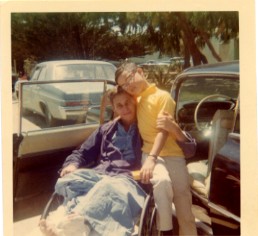 John & Sandy (Brother) at Fort Ord Army Hospital 1968