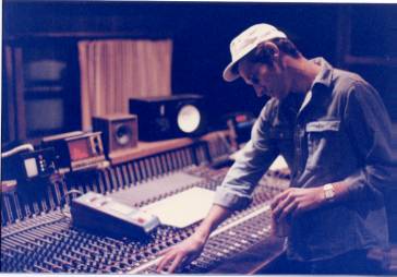 John, in the Studio, tweaking the audio (Stellar).