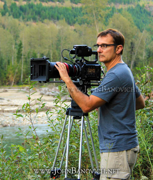 Grizzly bear shoot with my Sony F55 long lens. Several weeks in remote bush with challenging weather.